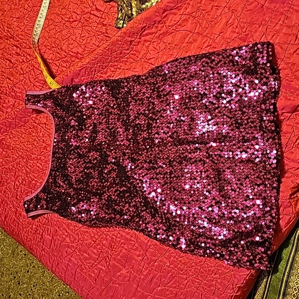 Hot Pink sequin go go dress